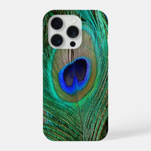 インドクジャクの青い羽 iPhone 15 PROケース