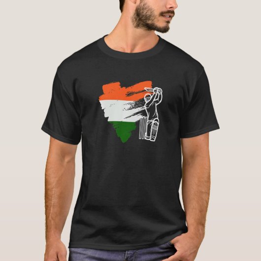 インドクリケット Tシャツ (正面)