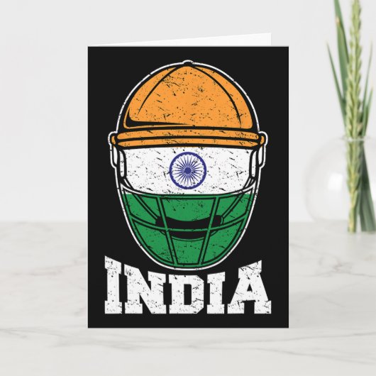 インドクリケットTシャツ インド代表ファンジャージ カード (正面)