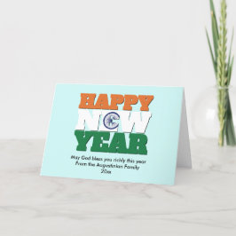 インドクリスチャンHAPPY新年ホリデーカード シーズンカード