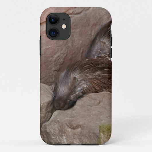 インドクレステッドヤマアラシ Case-Mate iPhoneケース (裏面)