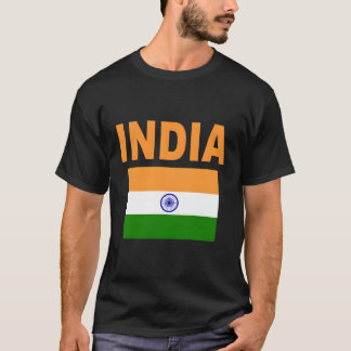 インドクール国旗Jhanda Bhaaratインディアン国旗M Tシャツ