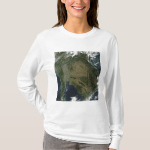 インドシナの衛星眺め Tシャツ