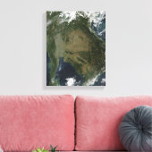 インドシナの衛星観測 キャンバスプリント (インサイチュ (リビング))