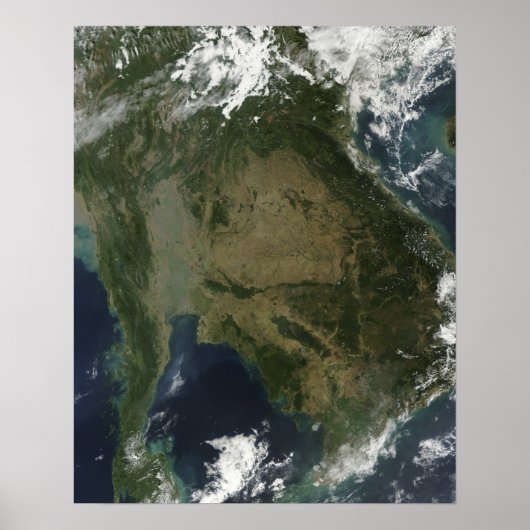 インドシナの衛星観測 ポスター (正面)