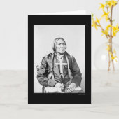 インドシャイエンヌ少しローブ1870年 カード (黄色い花)