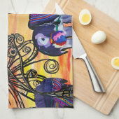 インドゾウの台所タオル キッチンタオル (四つ折り)