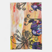 インドゾウの台所タオル キッチンタオル (縦)