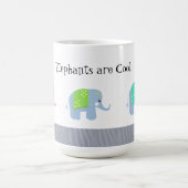 インドゾウはかっこいい コーヒーマグカップ (中央)