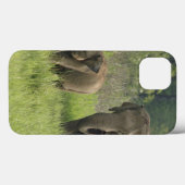 インドゾウ家族の出ること Case-Mate iPhoneケース (裏面 (横))
