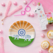 インドゾウ ペーパープレート (パーティー)