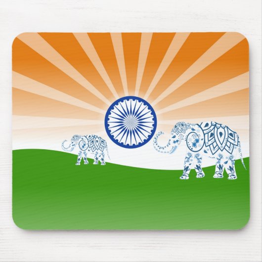 インドゾウ マウスパッド (正面)