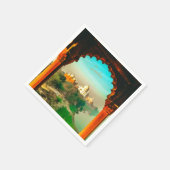 インドタージマハル スタンダードカクテルナプキン (角)