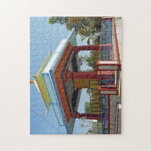 インドチベット祈りの言葉ホイールビューパズル ジグソーパズル (縦)