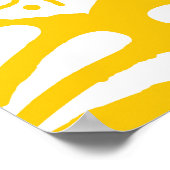 インドネシアのろうけつ染め:河東、グルダのモチーフ。 ポスター (角)