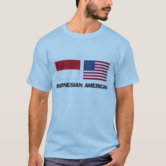 インドネシアのアメリカ人 Tシャツ (正面)