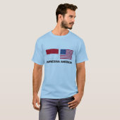 インドネシアのアメリカ人 Tシャツ (正面フル)