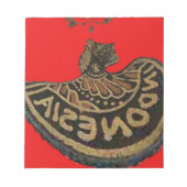 インドネシアのジャワの影人形文化芸術 ノートパッド (正面)