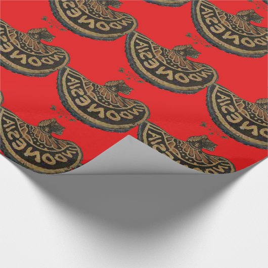 インドネシアのジャワの影人形文化芸術 ラッピングペーパー (角)