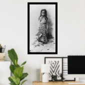 インドネシアのジャワ小さな女の子1898 ポスター (ホームオフィス)