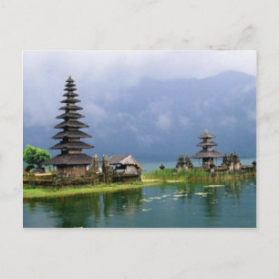 インドネシアのバリ島の寺院 ポストカード