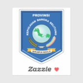 インドネシアのバンカベリトゥン諸島の紋章 シール (シート)