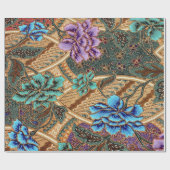 インドネシアのパターン ラッピングペーパー (フラット)