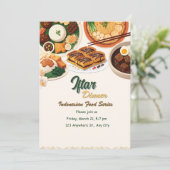 インドネシアのフードシリーズへの招待 招待状 (スタンド正面)