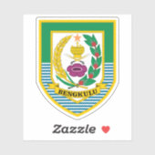 インドネシアのベンクル州の紋章 シール (シート)