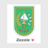 インドネシアのリアウ州の軍服 シール (シート)