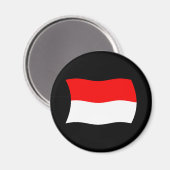 インドネシアの国旗マグネット マグネット (正面/裏面)