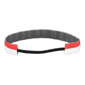 インドネシアの国旗 アスレチックヘッドバンド (裏面)