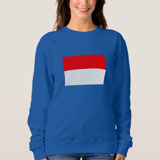 インドネシアの国旗 スウェットシャツ (正面)