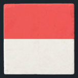 インドネシアの国旗 ストーンコースター<br><div class="desc">インドネシアの愛国心に溢れた国旗</div>