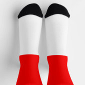 インドネシアの国旗 ソックス (上部)