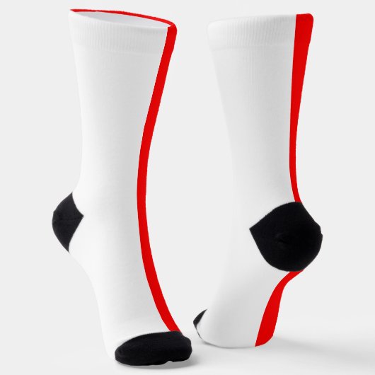 インドネシアの国旗 ソックス (傾斜あり)