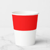 インドネシアの国旗 紙コップ (裏面)