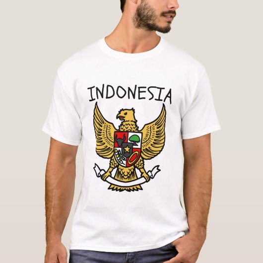 インドネシアの国章 Tシャツ (正面)