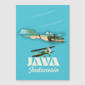 インドネシアの地図 ジャワ島 (正面)
