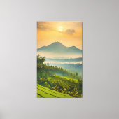 インドネシアの夕日 キャンバスプリント (正面)