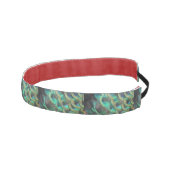 インドネシアの孔雀の羽のパターンのヘッドバンド アスレチックヘッドバンド (右)