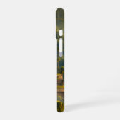 インドネシアの山と仏  iPhone 16ケース (左側面)