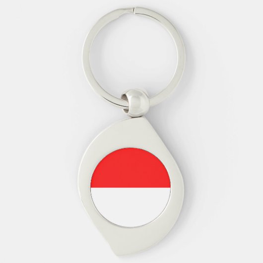 インドネシアの旗 キーホルダー (正面)