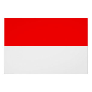 インドネシアの旗 ポスター