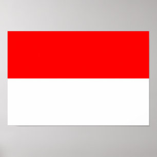 インドネシアの旗 ポスター