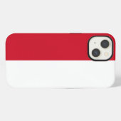 インドネシアの旗 iPhoneケース (裏面横)