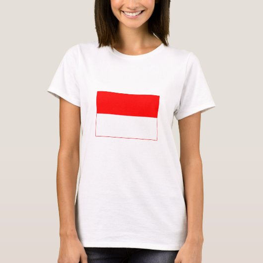 インドネシアの旗 Tシャツ (正面)