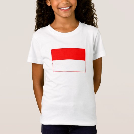 インドネシアの旗 Tシャツ (正面)