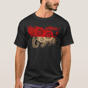 インドネシアの旗 Tシャツ