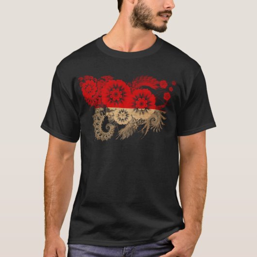 インドネシアの旗 Tシャツ (正面)